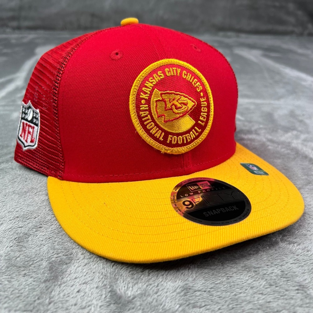 New Era Kansas City Chiefs NFL 23 Sideline Mesh 9Fifty Low Profile Snapback Hat